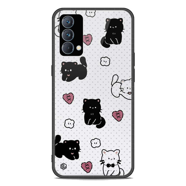Cute Chic Series Soft Phone Case - Premium Glass Case - Design 6 - Realme Q3 Pro Carvinal