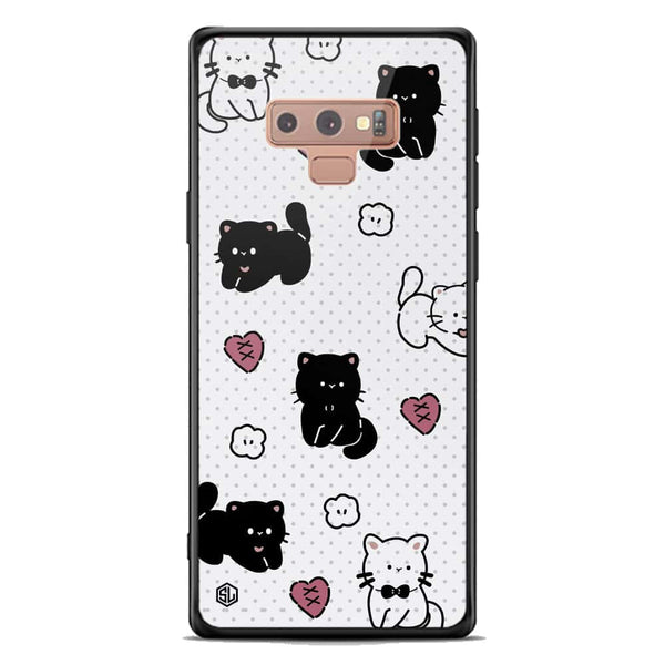 Cute Chic Series Soft Phone Case - Premium Glass Case - Design 6 - Samsung Galaxy Note 9