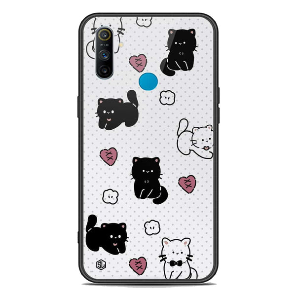 Cute Chic Series Soft Phone Case - Premium Glass Case - Design 6 - Realme C3