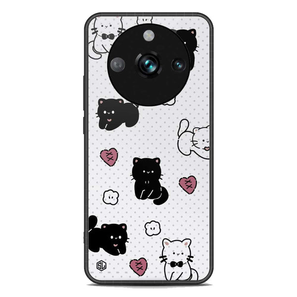 Cute Chic Series Soft Phone Case - Premium Glass Case - Design 6 - Realme 11 Pro Plus