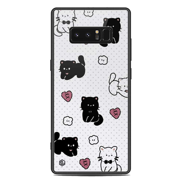Cute Chic Series Soft Phone Case - Premium Glass Case - Design 6 - Samsung Galaxy Note 8