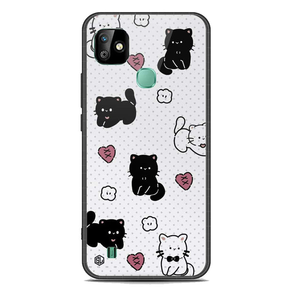Cute Chic Series Soft Phone Case - Premium Glass Case - Design 6 - Infinix Smart HD 2021