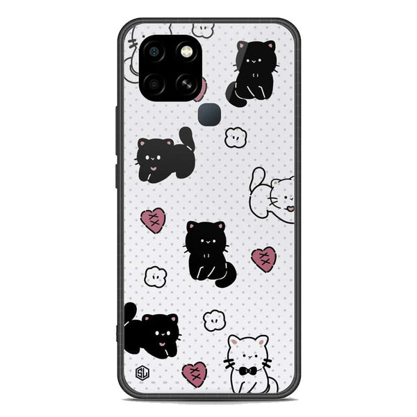 Cute Chic Series Soft Phone Case - Premium Glass Case - Design 6 - Infinix Smart 6
