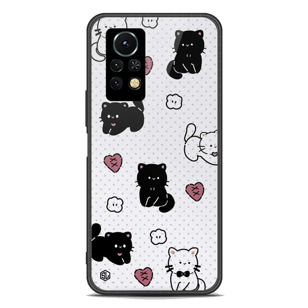 Cute Chic Series Soft Phone Case - Premium Glass Case - Design 6 - Infinix Note 11s