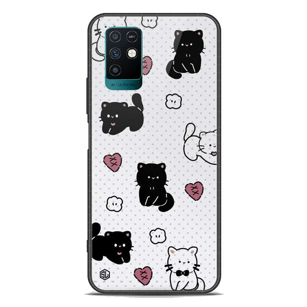 Cute Chic Series Soft Phone Case - Premium Glass Case - Design 6 - Infinix Note 10