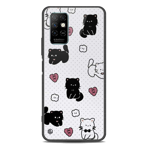 Cute Chic Series Soft Phone Case - Premium Glass Case - Design 6 - Infinix Note 8i