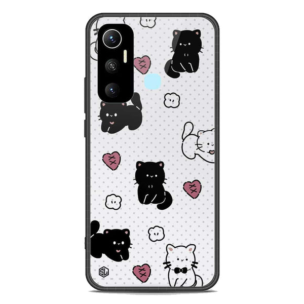Cute Chic Series Soft Phone Case - Premium Glass Case - Design 6 - Infinix Hot 11