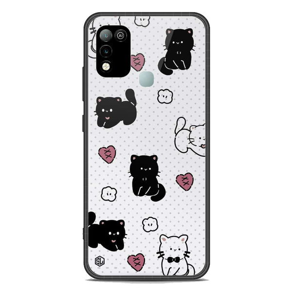 Cute Chic Series Soft Phone Case - Premium Glass Case - Design 6 - Infinix Hot 10 Play