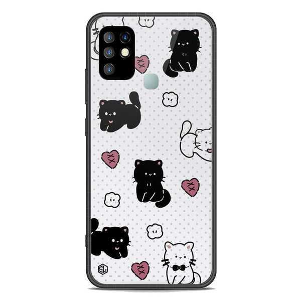 Cute Chic Series Soft Phone Case - Premium Glass Case - Design 6 - Infinix Hot 10
