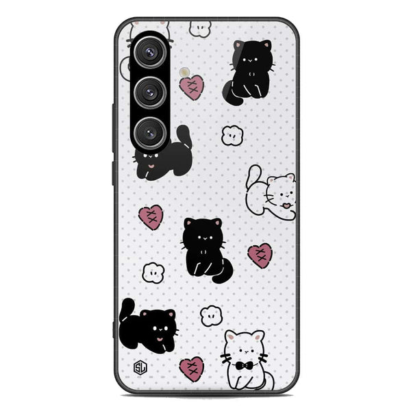 Cute Chic Series Soft Phone Case - Premium Glass Case - Design 6 - Samsung Galaxy S24 Plus