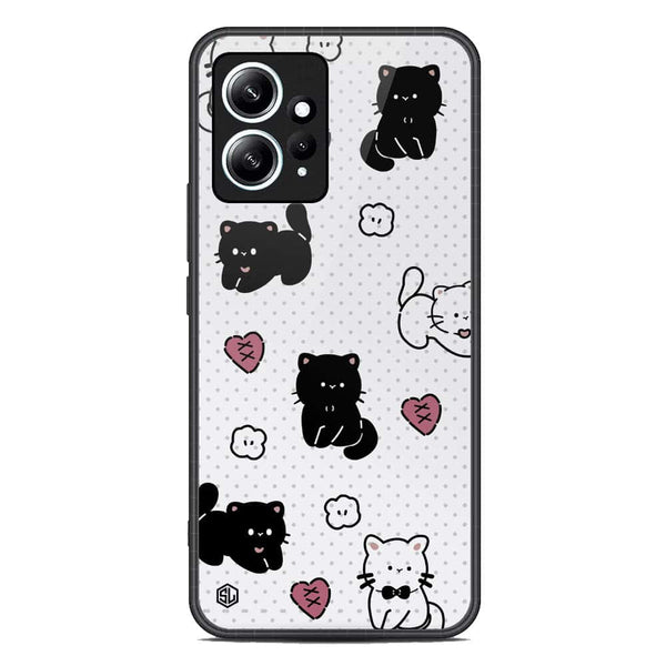 Cute Chic Series Soft Phone Case - Premium Glass Case - Design 6 - Xiaomi Redmi Note 12 4G