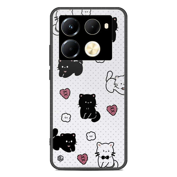 Cute Chic Series Soft Phone Case - Premium Glass Case - Design 6 - Infinix Note 40 Pro