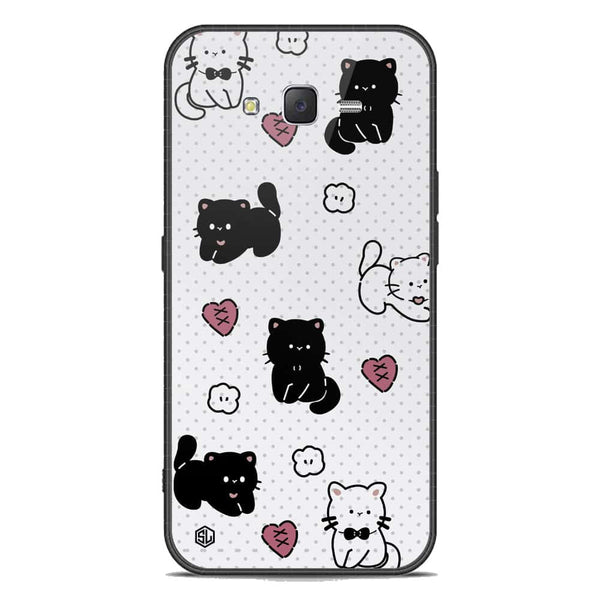 Cute Chic Series Soft Phone Case - Premium Glass Case - Design 6 - Samsung Galaxy J7 2015