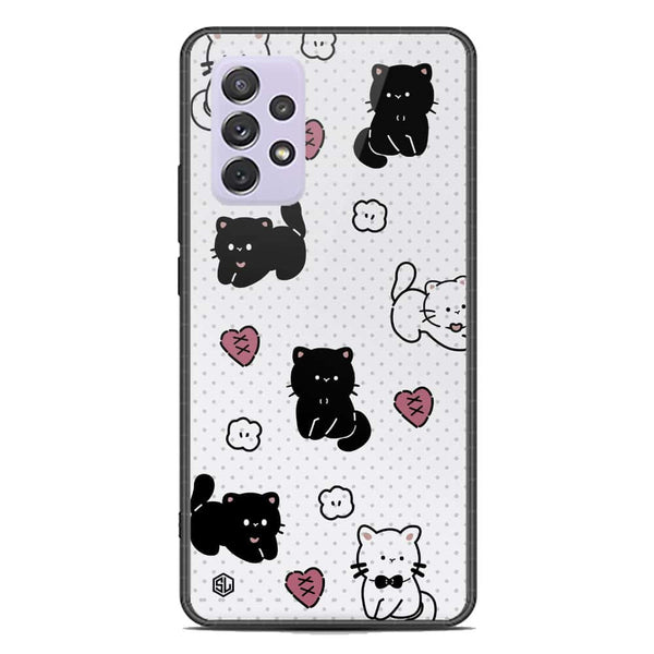 Cute Chic Series Soft Phone Case - Premium Glass Case - Design 6 - Samsung Galaxy A72