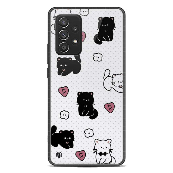 Cute Chic Series Soft Phone Case - Premium Glass Case - Design 6 - Samsung Galaxy A52s 5G