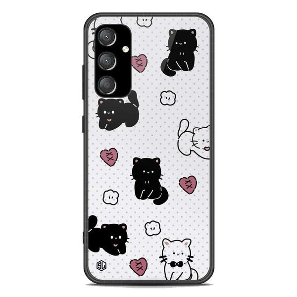 Cute Chic Series Soft Phone Case - Premium Glass Case - Design 6 - Samsung Galaxy A34 5G