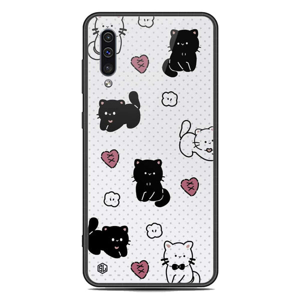 Cute Chic Series Soft Phone Case - Premium Glass Case - Design 6 - Samsung Galaxy A30s