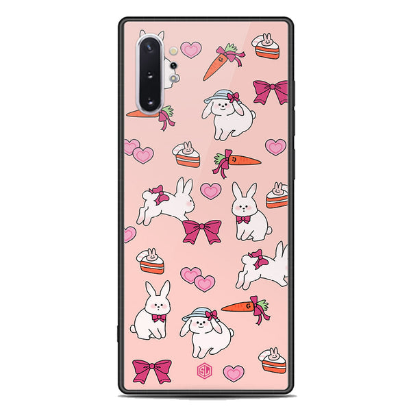 Cute Korean Design Series Soft Phone Case - Premium Glass Case - Design 1 - Samsung Galaxy Note 10 Plus
