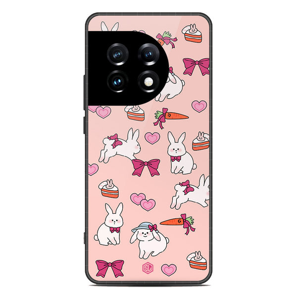Cute Korean Design Series Soft Phone Case - Premium Glass Case - Design 1 - OnePlus Ace 2 Pro
