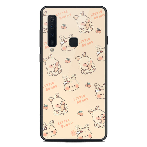 Cute Korean Design Series Soft Phone Case - Premium Glass Case - Design 2 - Samsung Galaxy A9 2018