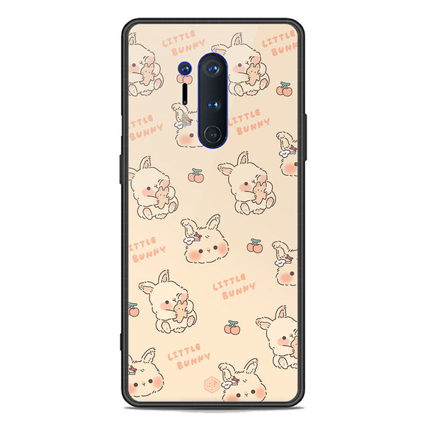 Cute Korean Design Series Soft Phone Case - Premium Glass Case - Design 2 - OnePlus 8 Pro