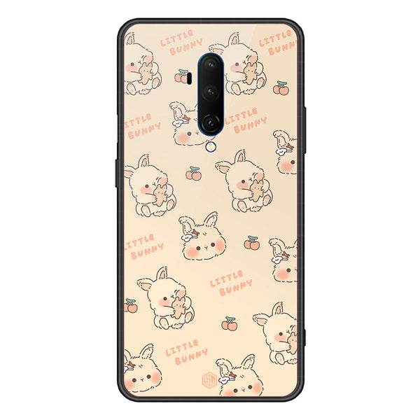 Cute Korean Design Series Soft Phone Case - Premium Glass Case - Design 2 - OnePlus 7T Pro