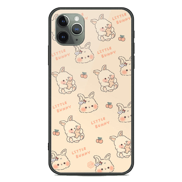 Cute Korean Design Series Soft Phone Case - Premium Glass Case - Design 2 - iPhone 11 Pro Max