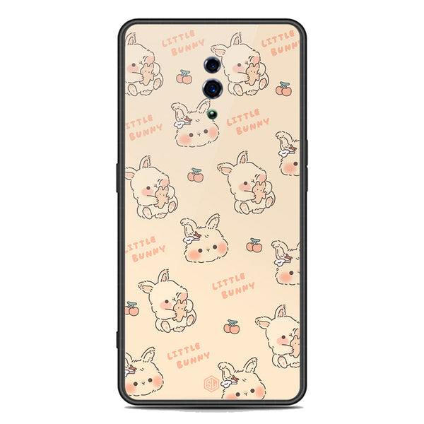 Cute Korean Design Series Soft Phone Case - Premium Glass Case - Design 2 - Oppo Reno