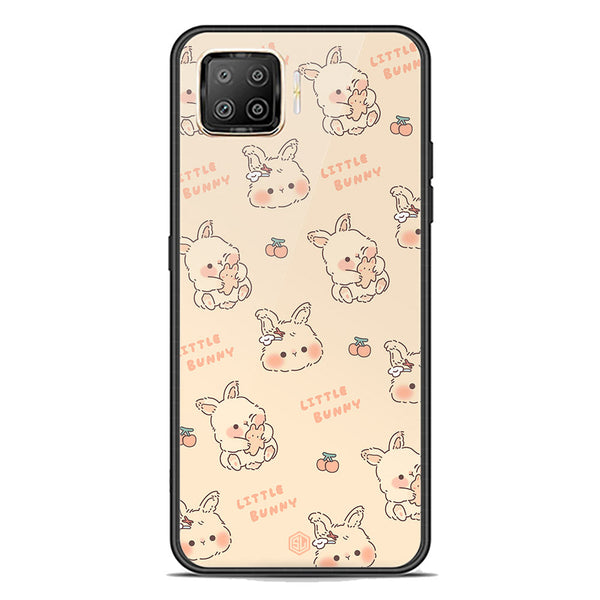 Cute Korean Design Series Soft Phone Case - Premium Glass Case - Design 2 - Oppo F17 Pro