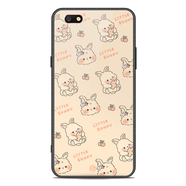 Cute Korean Design Series Soft Phone Case - Premium Glass Case - Design 2 - Oppo F3