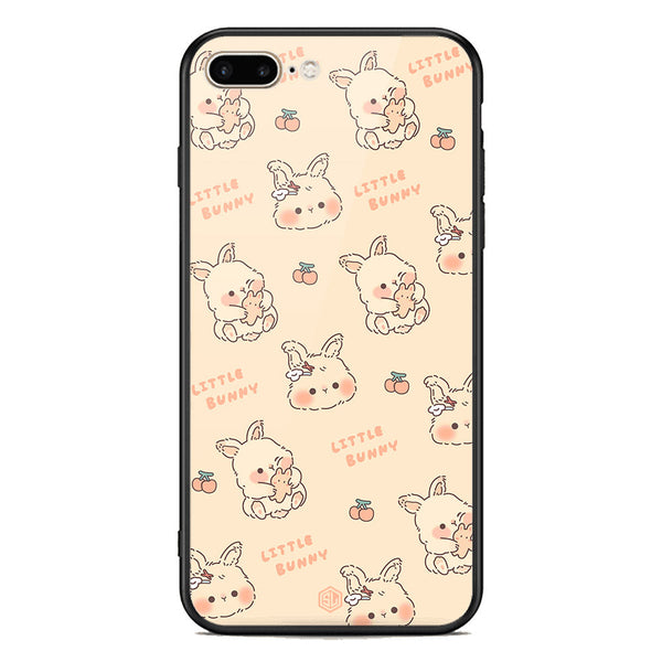 Cute Korean Design Series Soft Phone Case - Premium Glass Case - Design 2 - iPhone 8 Plus / 7 Plus