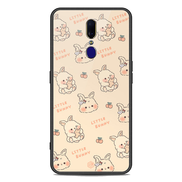Cute Korean Design Series Soft Phone Case - Premium Glass Case - Design 2 - Oppo A9 / A9x
