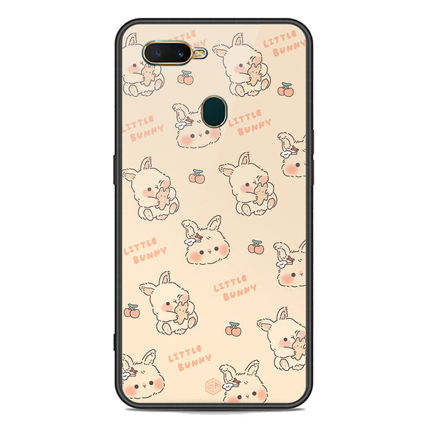 Cute Korean Design Series Soft Phone Case - Premium Glass Case - Design 2 - Oppo A5s