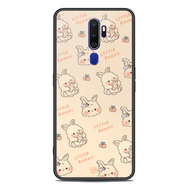 Cute Korean Design Series Soft Phone Case - Premium Glass Case - Design 2 - Oppo A5 2020