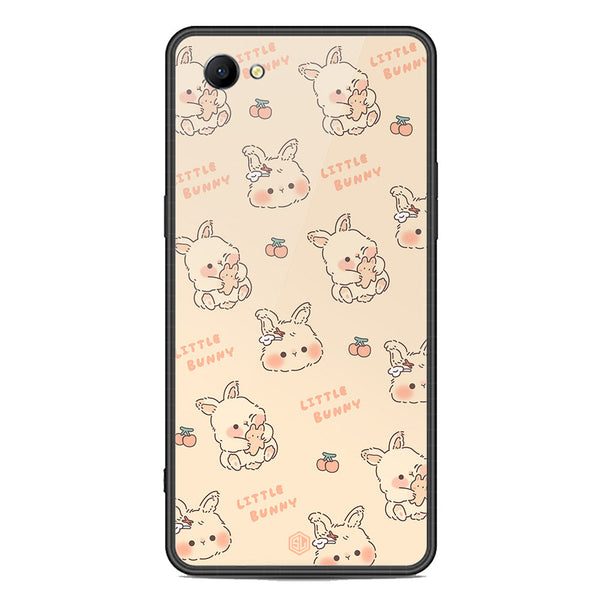 Cute Korean Design Series Soft Phone Case - Premium Glass Case - Design 2 - Oppo A3