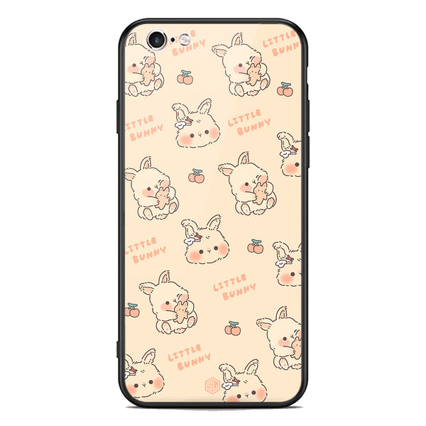 Cute Korean Design Series Soft Phone Case - Premium Glass Case - Design 2 - iPhone 6