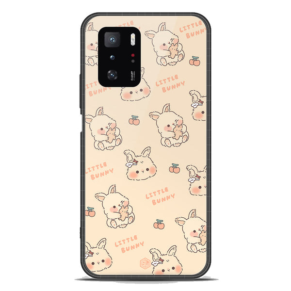 Cute Korean Design Series Soft Phone Case - Premium Glass Case - Design 2 - Xiaomi Redmi Note 10 Pro 5G