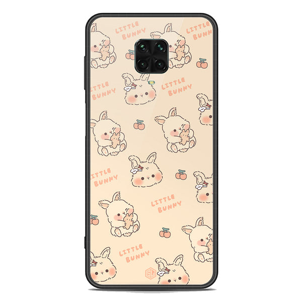 Cute Korean Design Series Soft Phone Case - Premium Glass Case - Design 2 - Xiaomi Redmi Note 9S