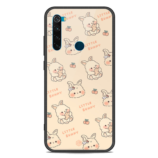 Cute Korean Design Series Soft Phone Case - Premium Glass Case - Design 2 - Xiaomi Redmi Note 8 2021