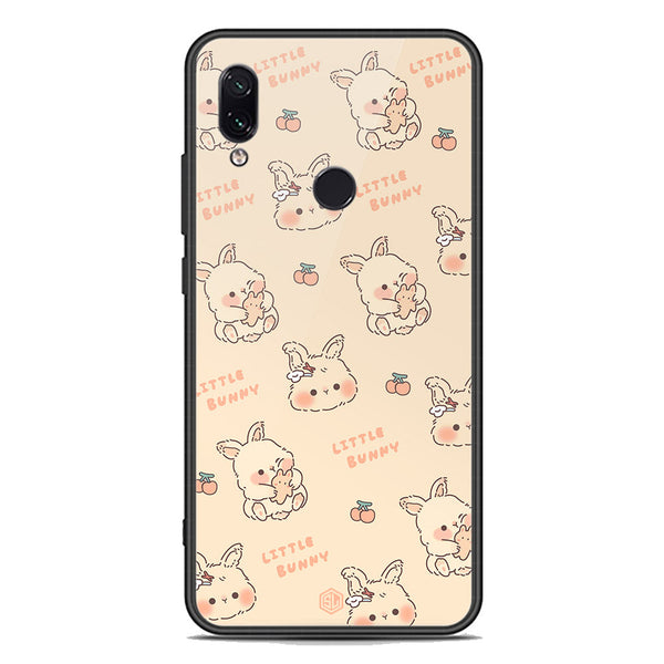 Cute Korean Design Series Soft Phone Case - Premium Glass Case - Design 2 - Xiaomi Redmi Note 7