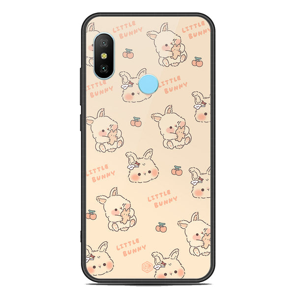 Cute Korean Design Series Soft Phone Case - Premium Glass Case - Design 2 - Xiaomi Redmi Note 6 Pro