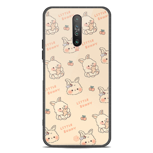 Cute Korean Design Series Soft Phone Case - Premium Glass Case - Design 2 - Xiaomi Redmi K30