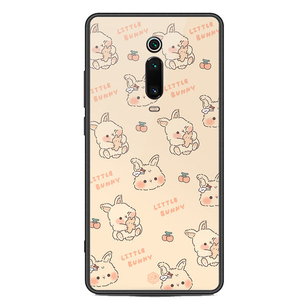 Cute Korean Design Series Soft Phone Case - Premium Glass Case - Design 2 - Xiaomi Redmi K20