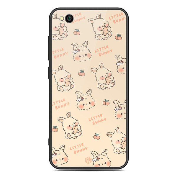 Cute Korean Design Series Soft Phone Case - Premium Glass Case - Design 2 - Xiaomi Redmi Go
