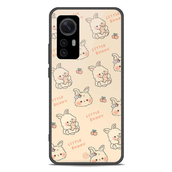 Cute Korean Design Series Soft Phone Case - Premium Glass Case - Design 2 - Xiaomi 12