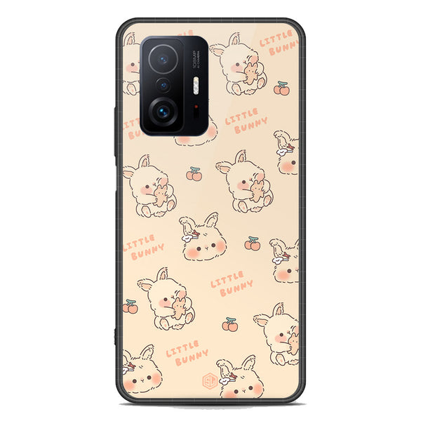 Cute Korean Design Series Soft Phone Case - Premium Glass Case - Design 2 - Xiaomi 11T Pro
