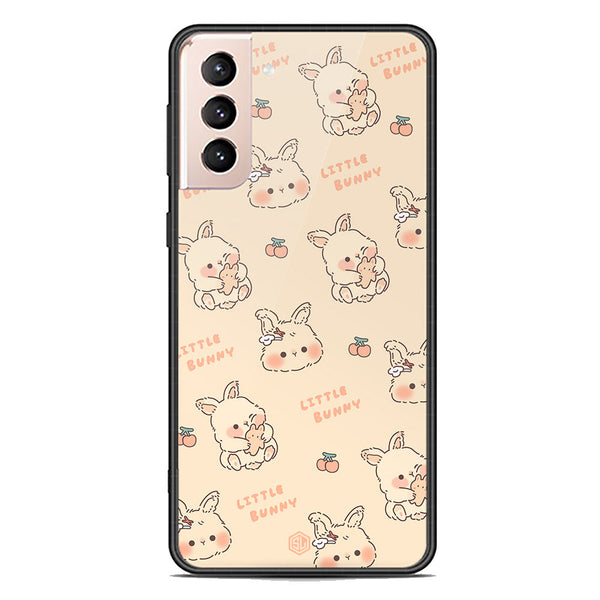 Cute Korean Design Series Soft Phone Case - Premium Glass Case - Design 2 - Samsung Galaxy S22 5G