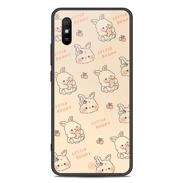 Cute Korean Design Series Soft Phone Case - Premium Glass Case - Design 2 - Xiaomi Redmi 9A