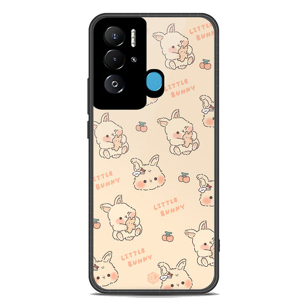 Cute Korean Design Series Soft Phone Case - Premium Glass Case - Design 2 - Tecno Pova Neo