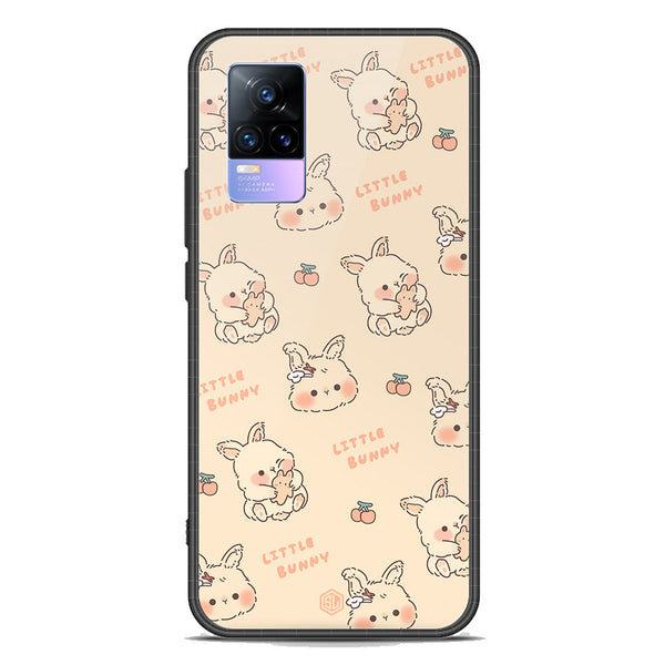 Cute Korean Design Series Soft Phone Case - Premium Glass Case - Design 2 - Vivo Y73
